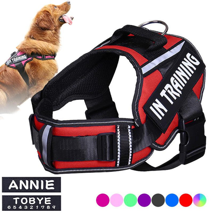 Personalized Reflective Neck Guard Dog Chest Strap - themiraclebrands.com