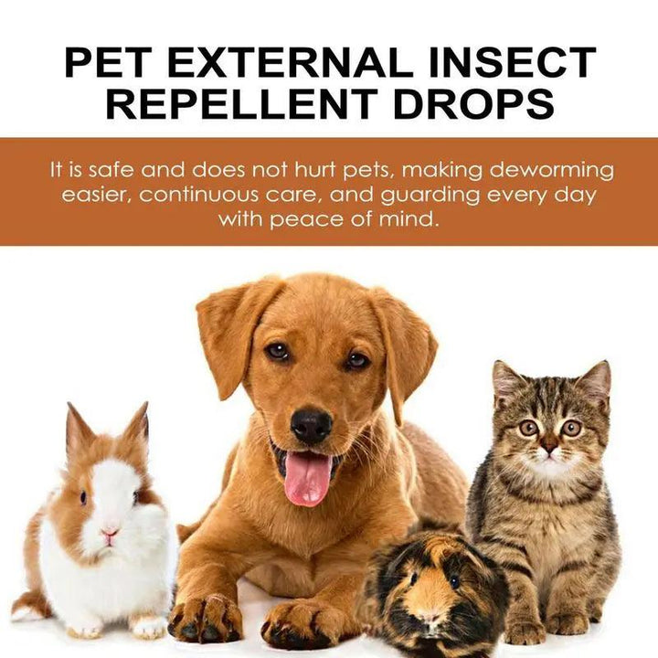 Pet Anti-Flea Drops 30ml Insecticide Lice Remover - themiraclebrands.com