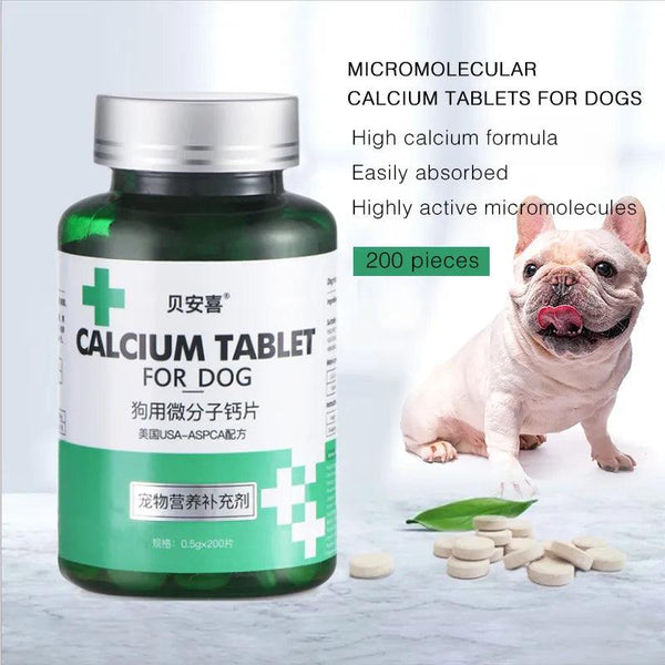 Pet Bone Health Calcium Tablets - themiraclebrands.com