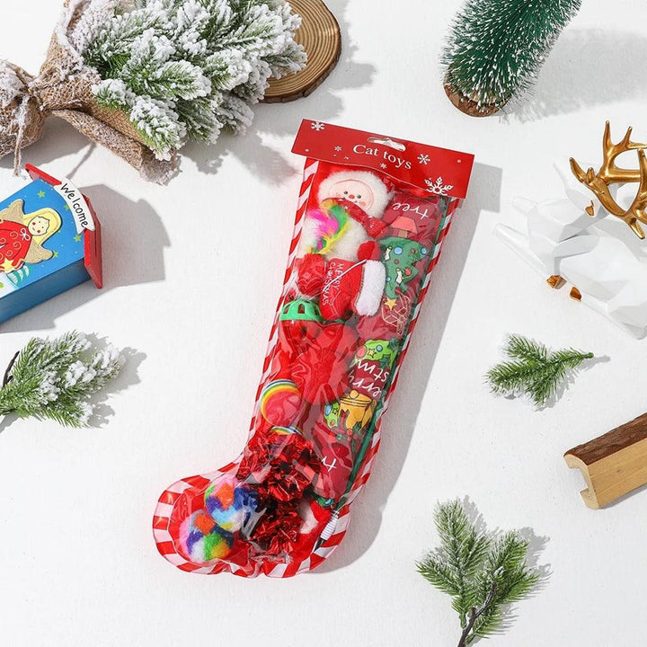 Pet Christmas Set, Socks, Packaging Toy - themiraclebrands.com