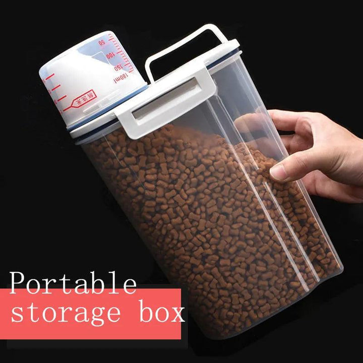 Pet Food Pail with Measuring Cup Storage Container - themiraclebrands.com