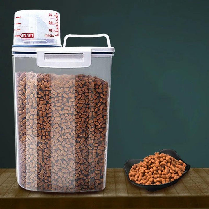 Pet Food Pail with Measuring Cup Storage Container - themiraclebrands.com