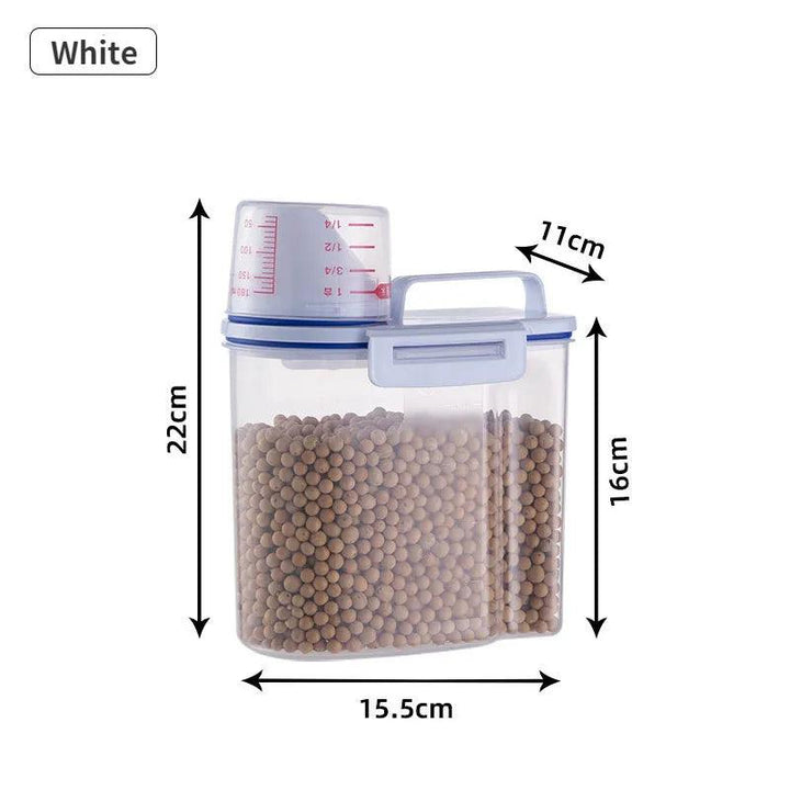 Pet Food Pail with Measuring Cup Storage Container - themiraclebrands.com