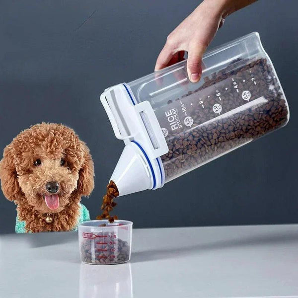 Pet Food Storage Pail with Measuring Cup 1.5kg/2kg - themiraclebrands.com