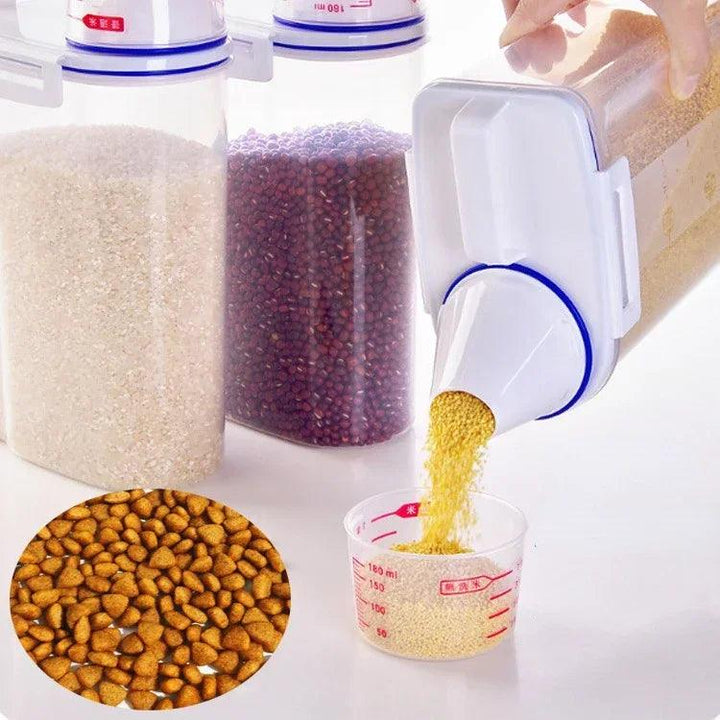 Pet Food Storage Pail with Measuring Cup 1.5kg/2kg - themiraclebrands.com