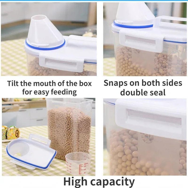 Pet Food Storage Pail with Measuring Cup 1.5kg/2kg - themiraclebrands.com