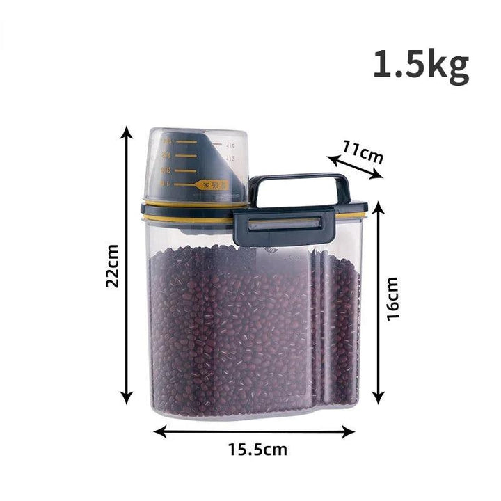 Pet Food Storage Pail with Measuring Cup 1.5kg/2kg - themiraclebrands.com