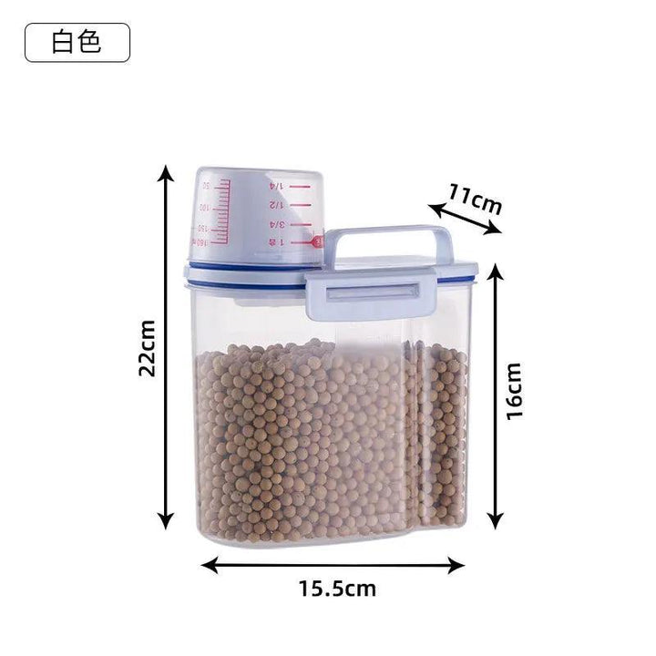 Pet Food Storage Tank with Measuring Cup - themiraclebrands.com