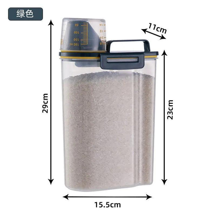 Pet Food Storage Tank with Measuring Cup - themiraclebrands.com