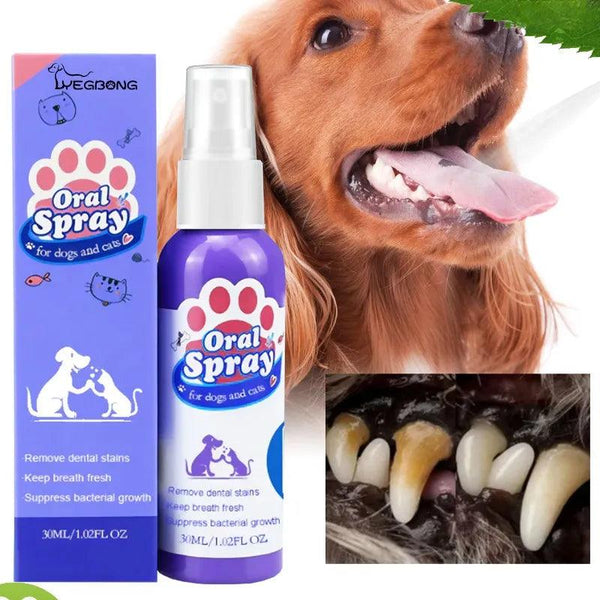 Pet Oral Spray Clean Teeth Fresh Breath - themiraclebrands.com