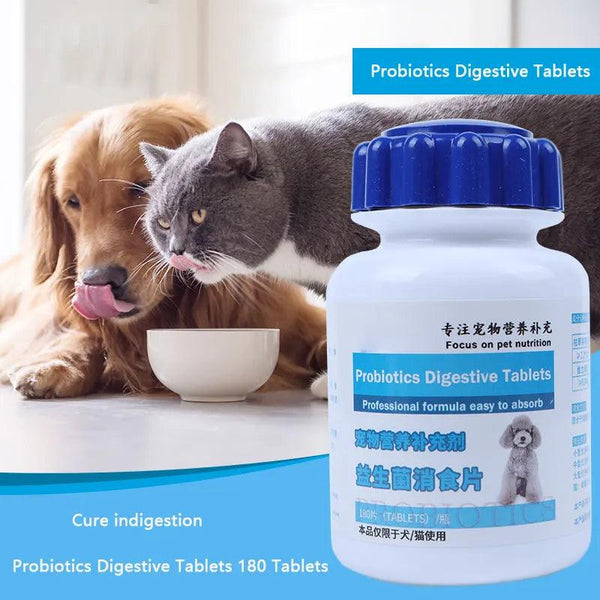 Pet Probiotic Tablets 180ct Gastrointestinal Health - themiraclebrands.com