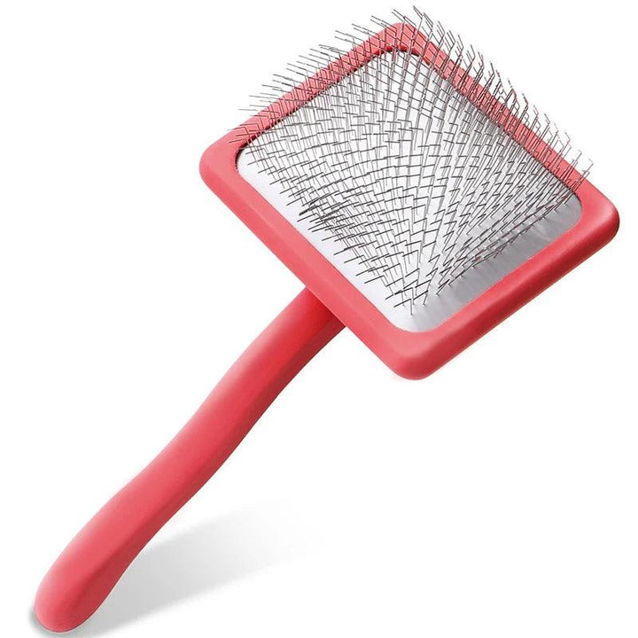 Pet Slicker Brush - Long Wire Pin, Large Dog Grooming Comb - themiraclebrands.com