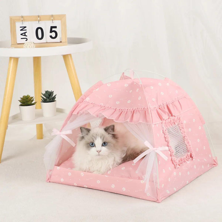 Pet Tent Bed Cozy Retreat for Cats - themiraclebrands.com