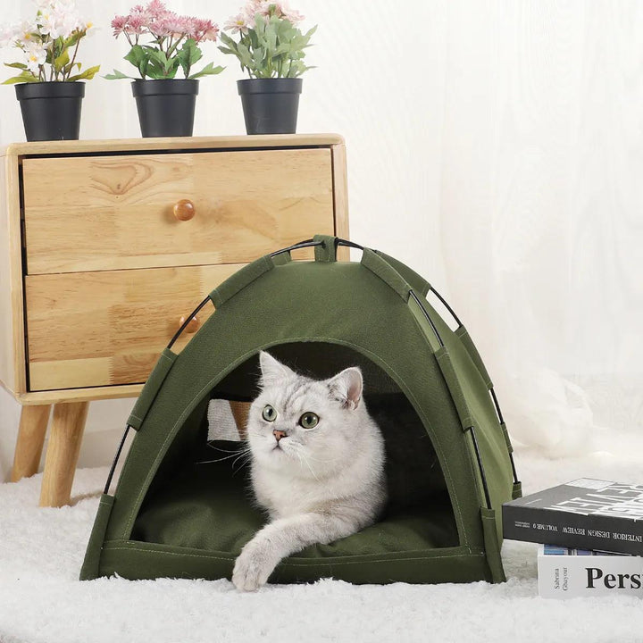 Pet Tent Bed Cozy Retreat for Cats - themiraclebrands.com