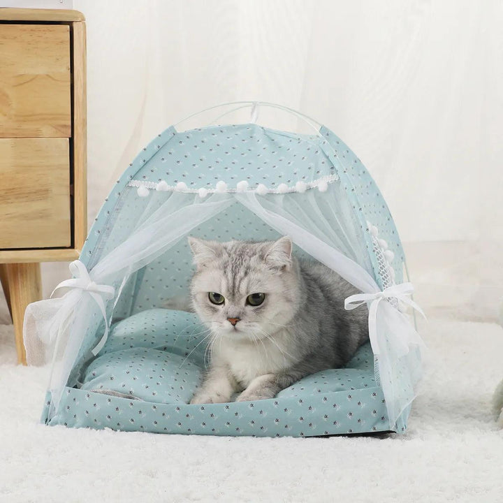 Pet Tent Bed Cozy Retreat for Cats - themiraclebrands.com