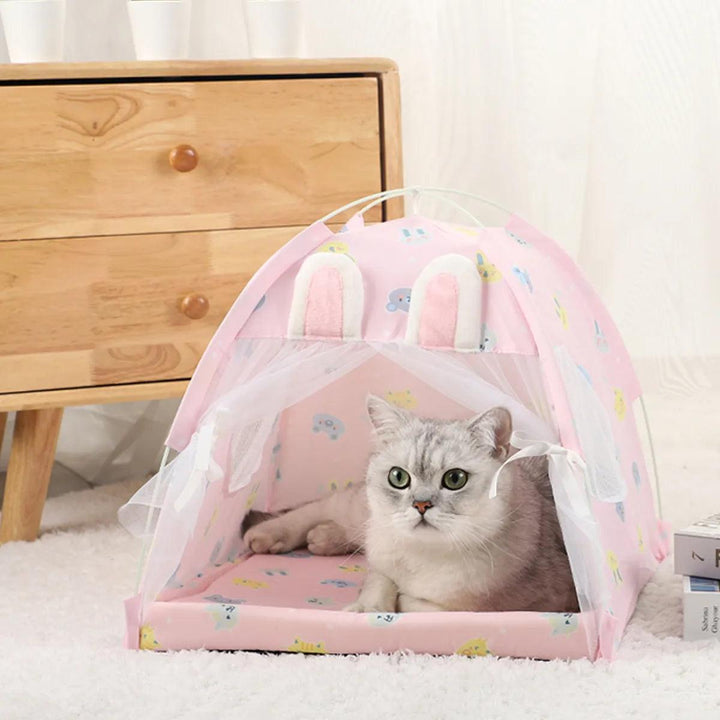 Pet Tent Bed Cozy Retreat for Cats - themiraclebrands.com