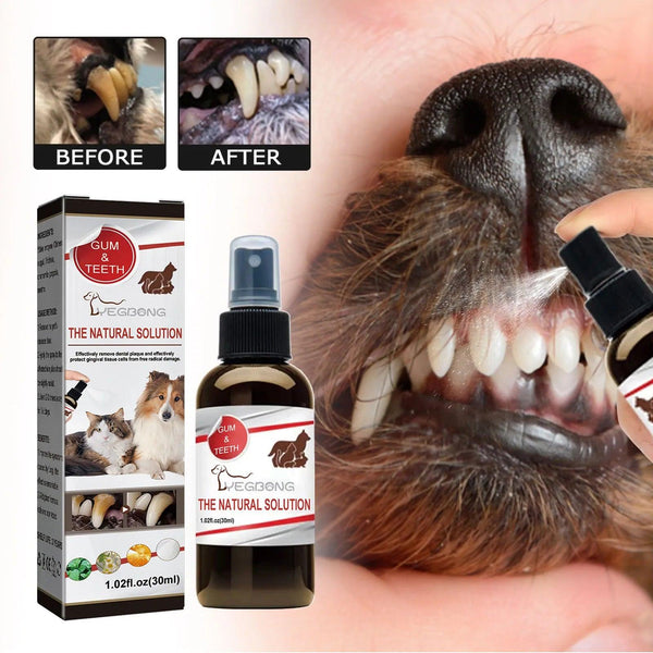 Pet Tooth Cleaning Spray - themiraclebrands.com