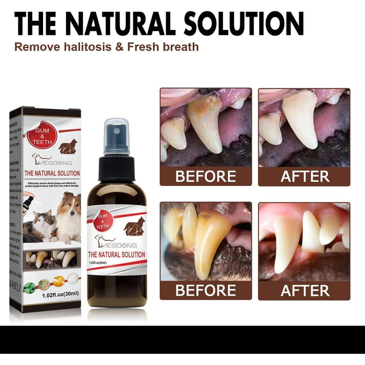 Pet Tooth Cleaning Spray - themiraclebrands.com