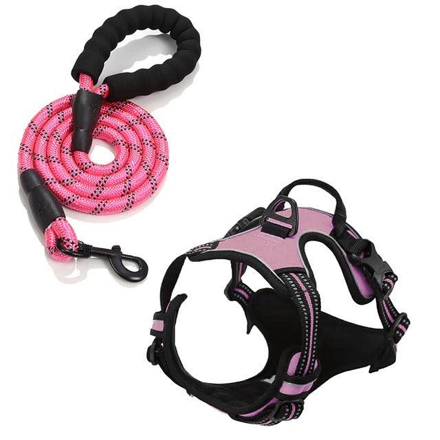 Pet Dog Chest Strap Vest with Explosion-Proof Buckle Traction Rope - themiraclebrands.com