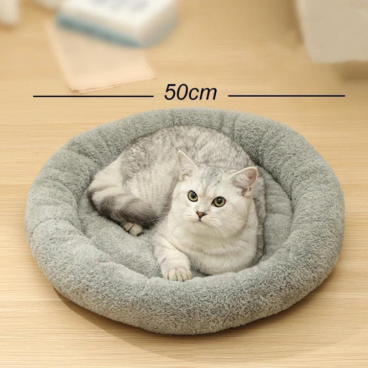 Plush Cozy Cat Dog Bed Basket - themiraclebrands.com