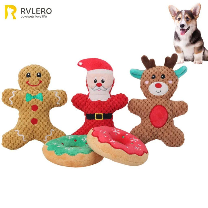 Plush Santa Chewing Toy for Pets - themiraclebrands.com