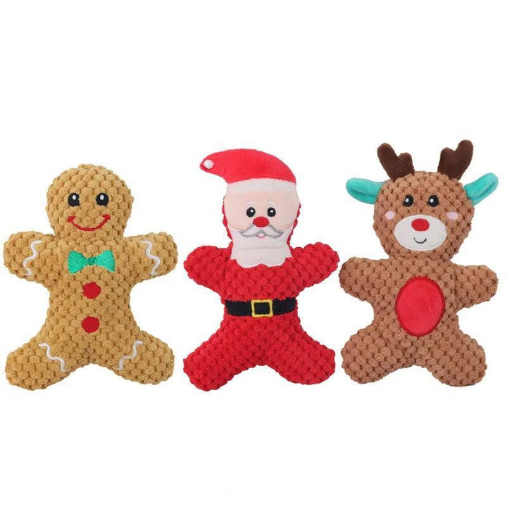 Plush Santa Chewing Toy for Pets - themiraclebrands.com