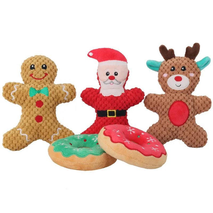 Plush Santa Chewing Toy for Pets - themiraclebrands.com