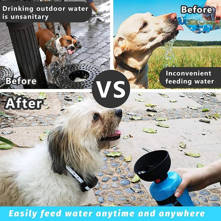 Portable Foldable Pet Water Bottle Feeder - themiraclebrands.com