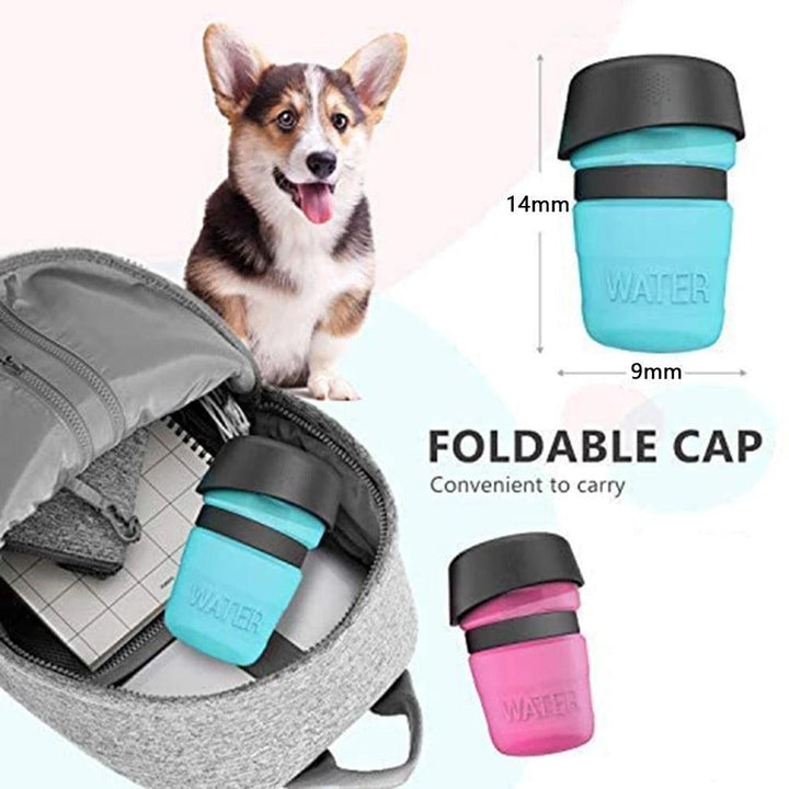 Portable Foldable Pet Water Bottle Feeder - themiraclebrands.com