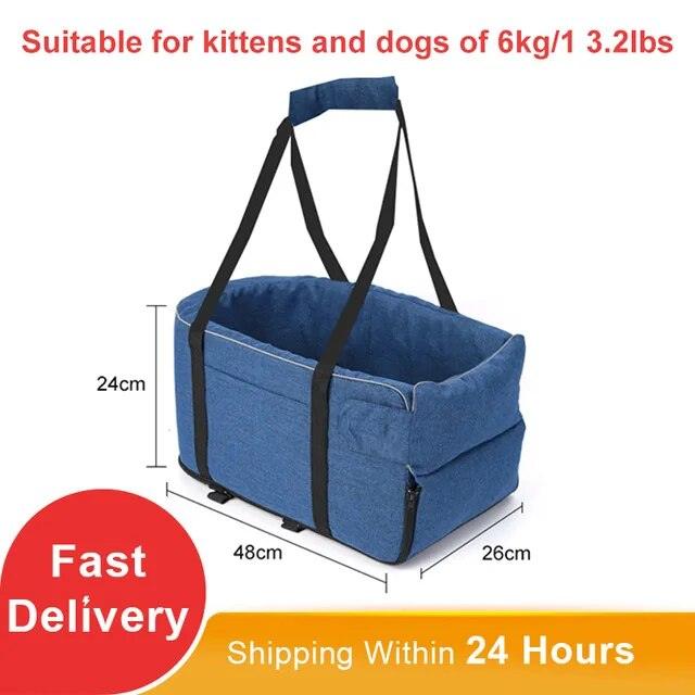 Portable Pet Car Seat Bed - themiraclebrands.com