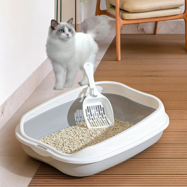 Portable Semi-Closed Cat Litter Box Bedpan Design - themiraclebrands.com