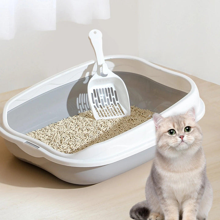 Portable Semi-Closed Cat Litter Box Bedpan Design - themiraclebrands.com