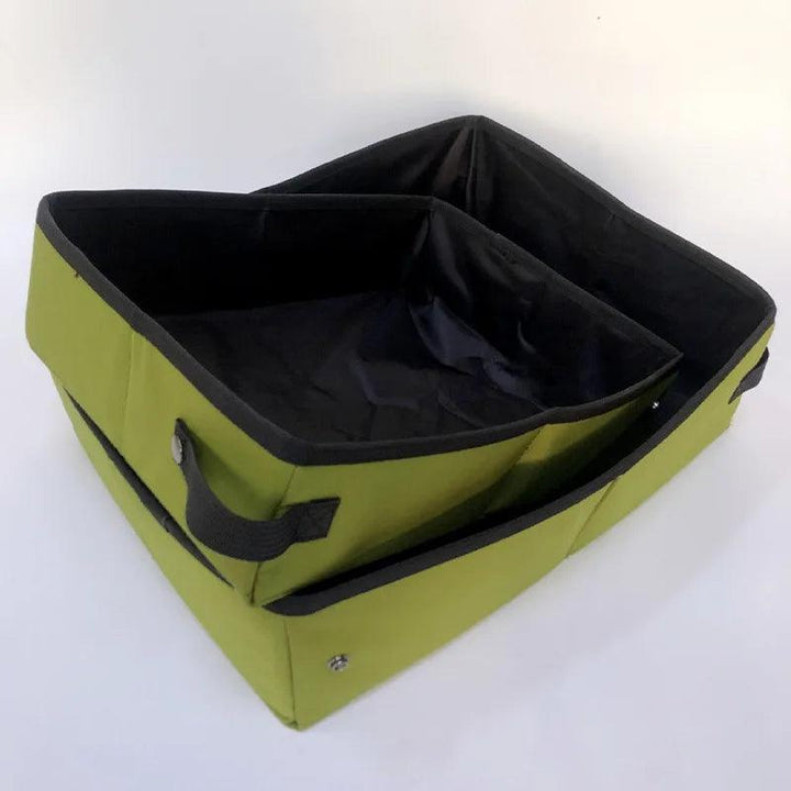 Portable Waterproof Oxford Cloth Cat Litter Box - themiraclebrands.com