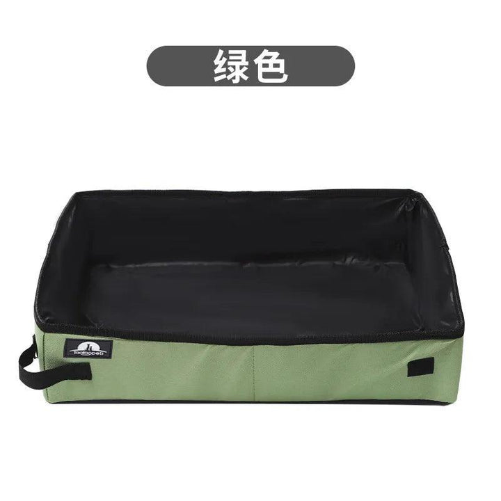 Portable Waterproof Oxford Cloth Cat Litter Box - themiraclebrands.com