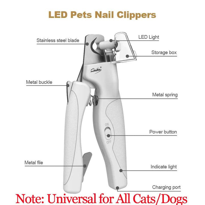 Precision LED Pet Nail Clippers - themiraclebrands.com