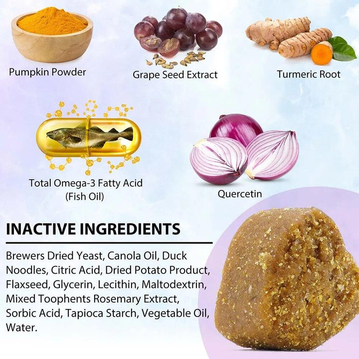 Pumpkin Omega 3 Itchy Skin Treats - themiraclebrands.com