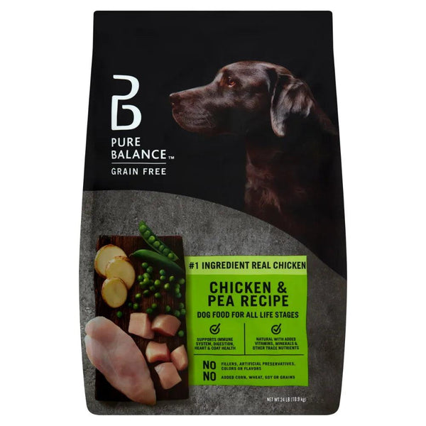 Pure Balance Chicken & Pea Recipe Dog Food 24 lbs - themiraclebrands.com