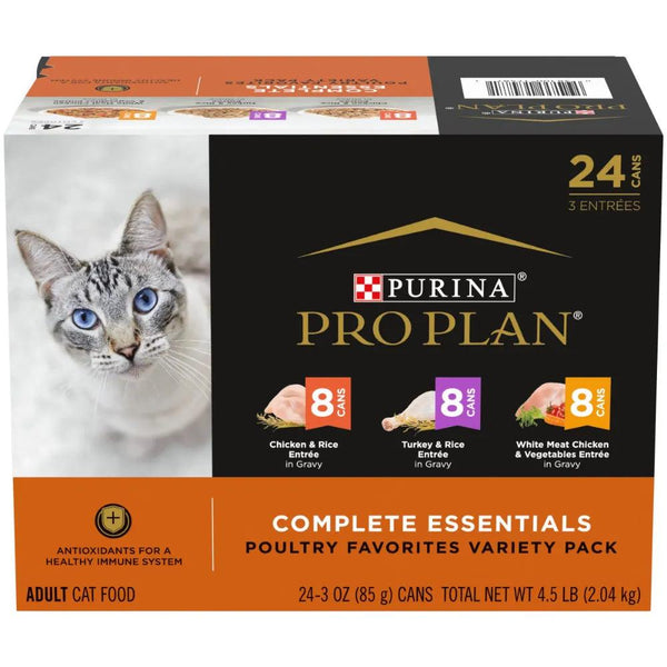 Purina Pro Plan Cat Food Variety Pack 24 Cans - themiraclebrands.com