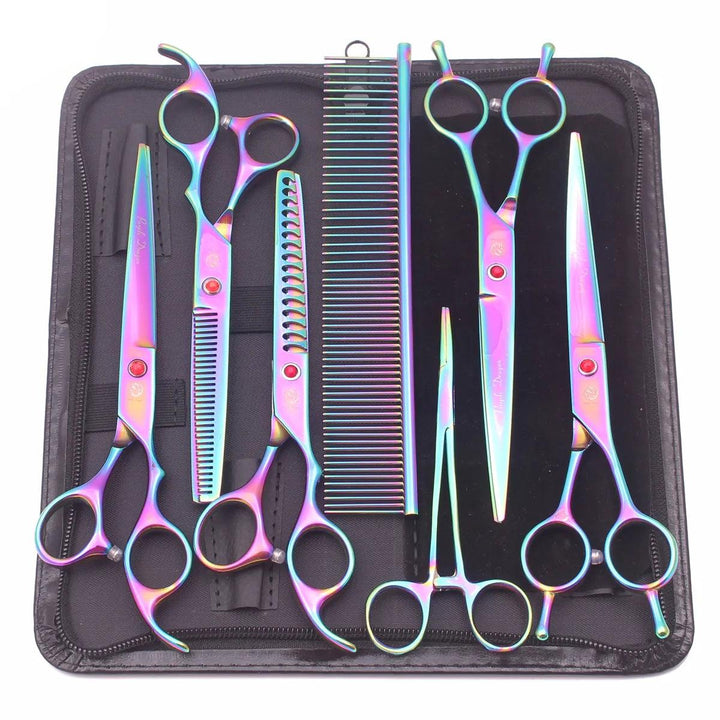 Purple Dragon Grooming Scissors 7" & 6.5" - themiraclebrands.com