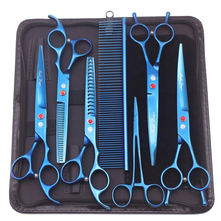 Purple Dragon Grooming Scissors 7" & 6.5" - themiraclebrands.com