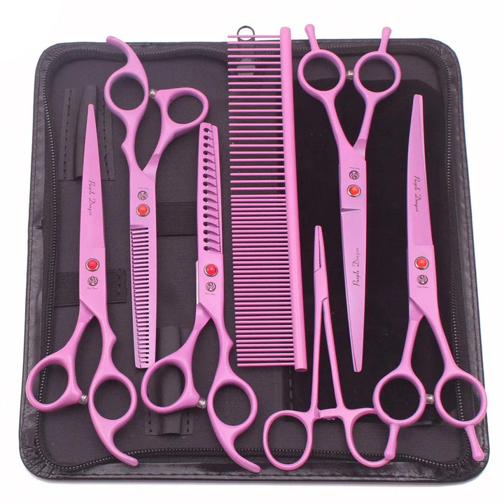 Purple Dragon Grooming Scissors 7" & 6.5" - themiraclebrands.com