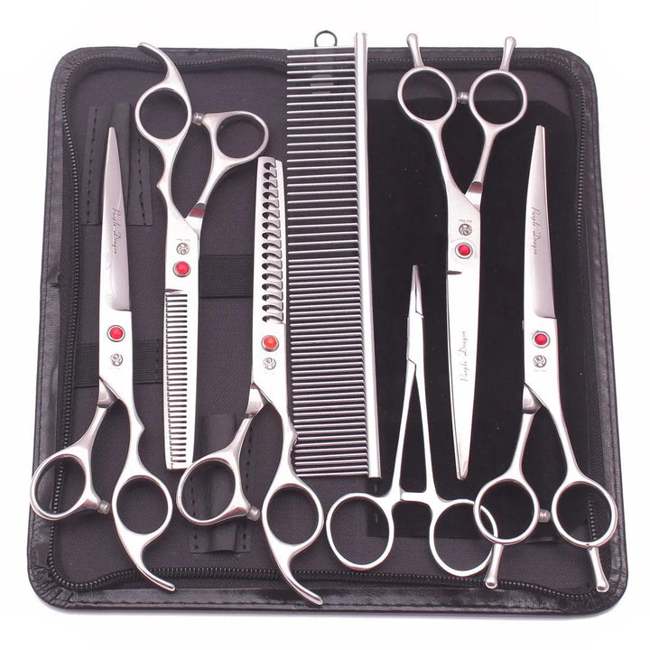 Purple Dragon Grooming Scissors 7" & 6.5" - themiraclebrands.com