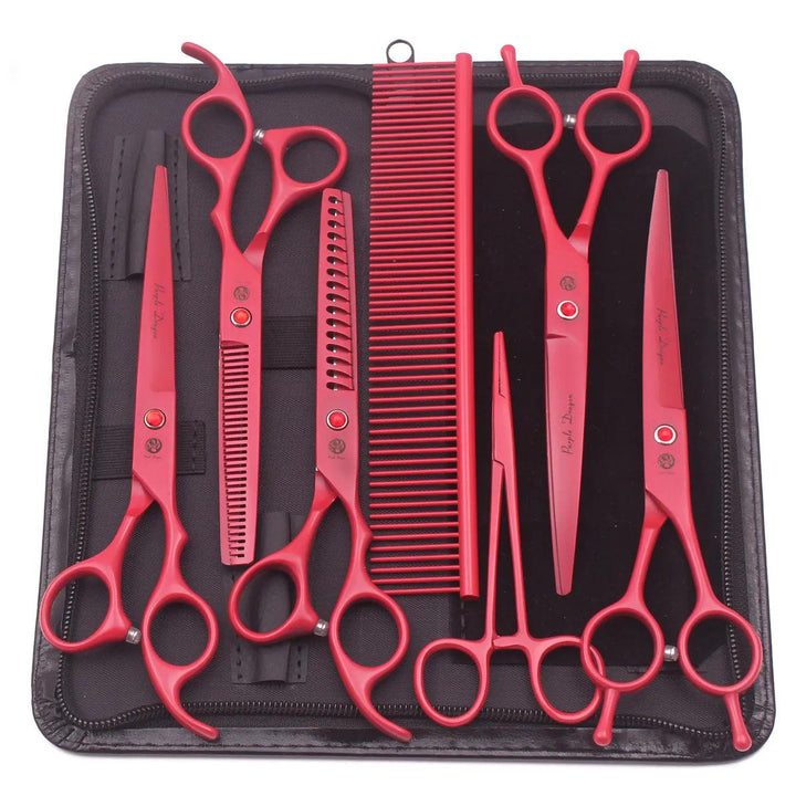 Purple Dragon Grooming Scissors 7" & 6.5" - themiraclebrands.com