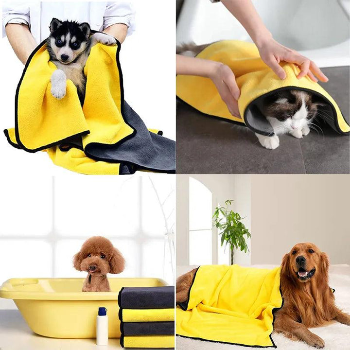 Quick-Drying Soft Absorbent Pet Towels - themiraclebrands.com