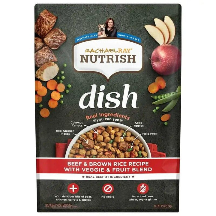 Rachael Ray Beef Brown Rice Dog Food 11.5 lb - themiraclebrands.com