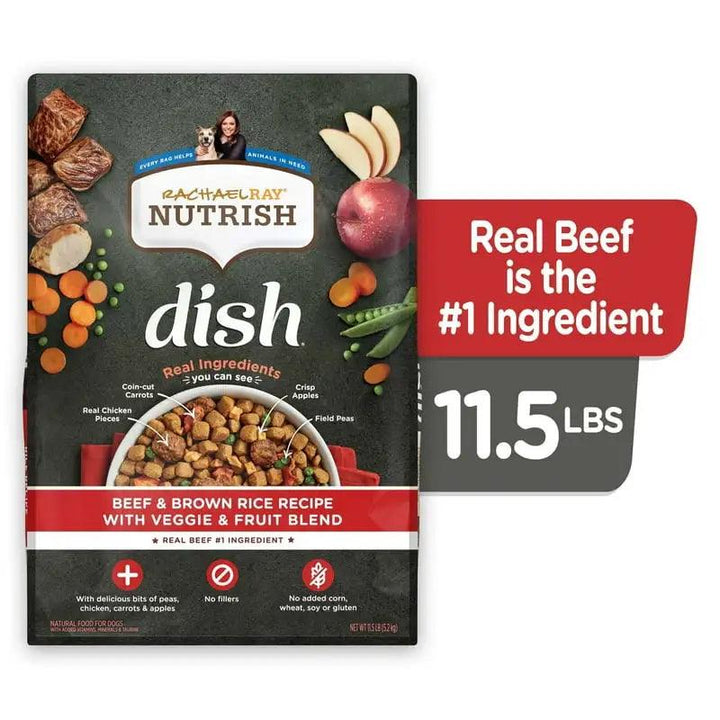 Rachael Ray Beef Brown Rice Dog Food 11.5 lb - themiraclebrands.com