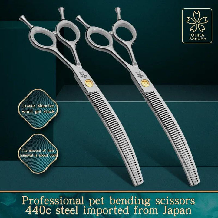 Refined Curved Thinning Scissors 7.0 & 7.25 Inch - themiraclebrands.com