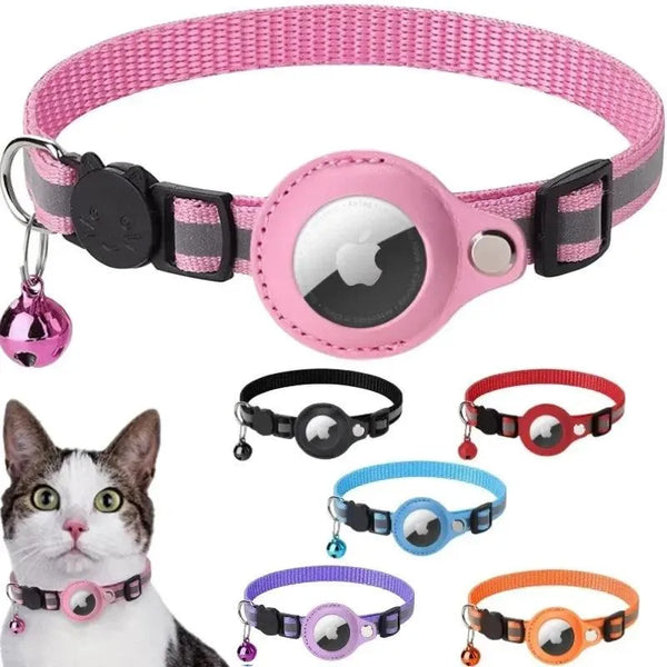 Reflective Cat Collar with Airtag Tracker - themiraclebrands.com