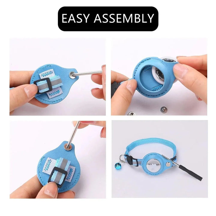 Reflective Cat Collar with Airtag Tracker - themiraclebrands.com