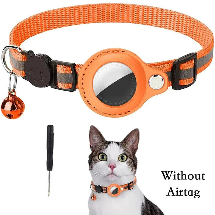 Reflective Cat Collar with Airtag Tracker - themiraclebrands.com